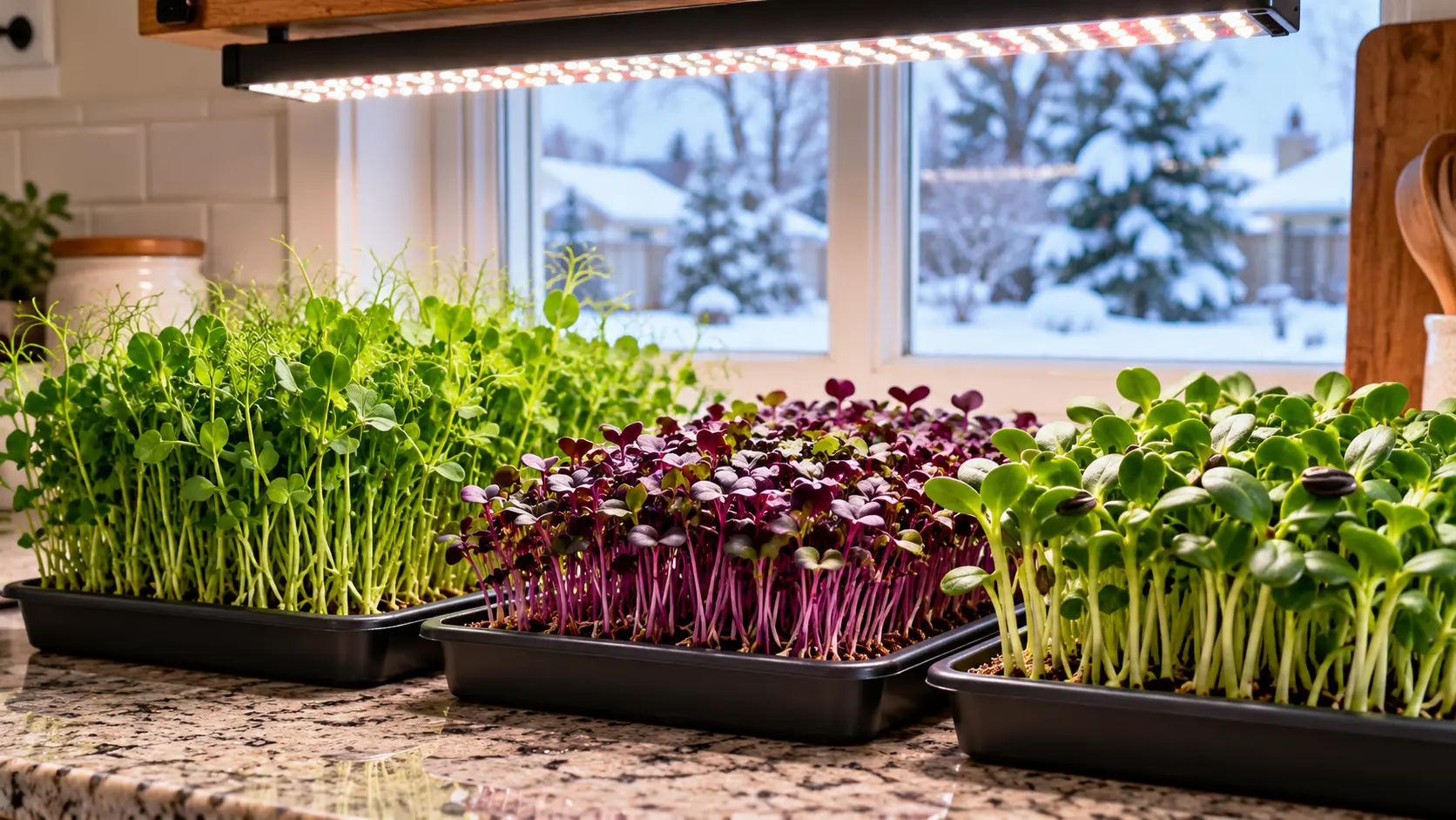 Growing Microgreens Indoors in Winter: A Beginner’s Guide
