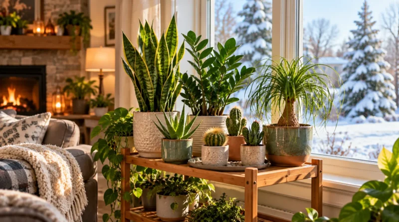 Best houseplants for dry air near a frosty window in winter